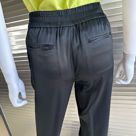 DKNY Black Satin Pull On Joggers XS Petite - Picture 7 of 10
